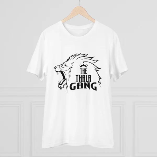 Generic Men's PC Cotton Cricket Design Printed T Shirt (Color: White, Thread Count: 180GSM) - Image 3