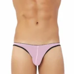 Generic Men’s Mesh Power Net Transparent Sexy Brief Underwear (Pink)