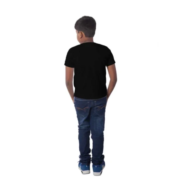 Generic Boys Cotton Will Be Cool Half Sleeve TShirt (Black) - Image 2