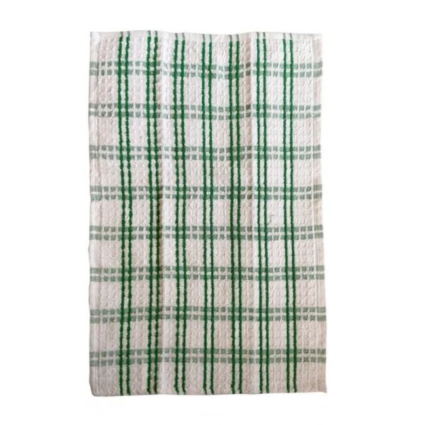 Generic Pack Of_6 Cotton Checkered Kitchen Towel Sets (Green) - Image 3