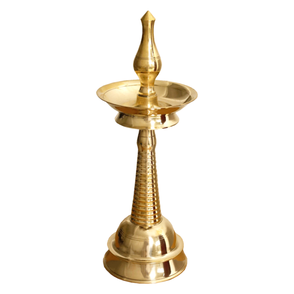 Traditional Brass Oil Lamp TCR (Nilavilakku) Unity Handicrafts - Image 2