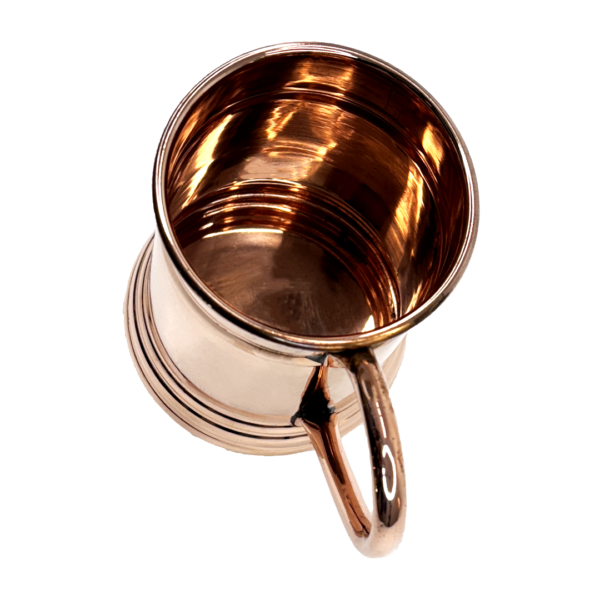 Barrel-Style Ring Copper Mug | Vintage Moscow Mule Mug | 400ml | Handmade (Unity Handicrafts ) - Image 2